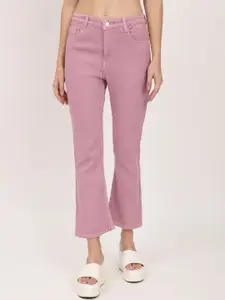 BAESD Women Jean Bootcut Mid-Rise Clean Look Stretchable Cotton Jeans