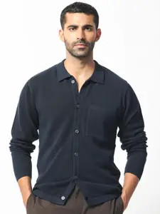 RARE RABBIT Spread Collar Slim Fit Cotton Casual Shirt