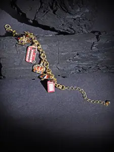 Accessorize Artificial Stones Studded Wraparound Bracelet