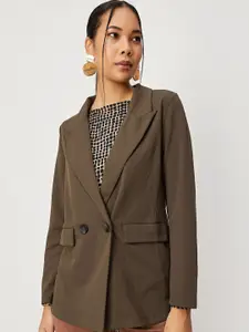 max Notched Lapel Double Breasted Blazer
