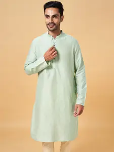 indus route by Pantaloons Ethnic Motifs Embroidered Kurta