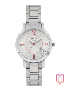 Helix by Timex Women White Analogue Watch TW024HL21