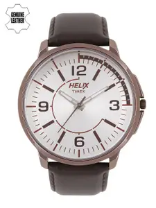 Helix Men Silver-Toned Analogue Watch - TW027HG17