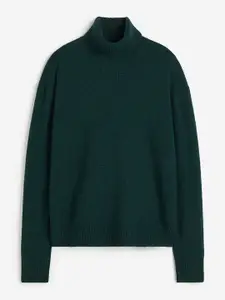 H&M Loose Fit Wool Polo-Neck Jumper