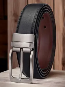 The Roadster Lifestyle Co. Black Men Reversible Belt
