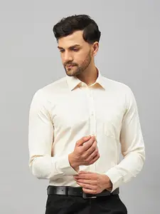 LOUIS STITCH Comfort Spread Collar Cotton Formal Shirt