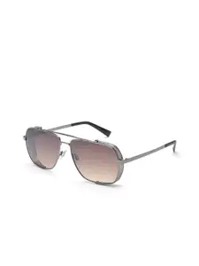 FILA Men Square Sunglasses with UV Protected Lens SFI189K60I87SG