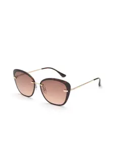 FILA Women Square Sunglasses With UV Protected Lens SFI196K56320SG