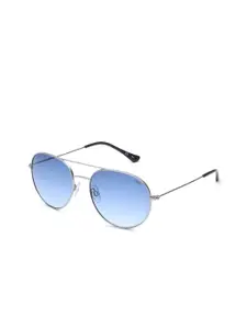 FILA Men Round Sunglasses With UV Protected Lens SF9975K56568SG