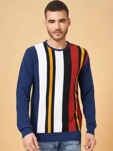 People Striped Pure Cotton Pullover