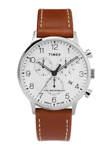 Timex Men Dial & Leather Straps Analogue Watch TW2T28000UJ