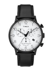 Timex Men Leather Straps Analogue Watch TW2R72300UJ