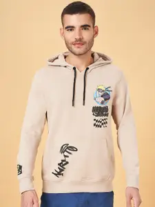 Urban Ranger by pantaloons Naruto Graphic Printed Hooded Pullover Sweatshirt