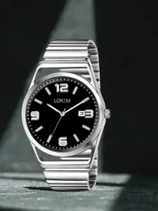 LOREM Men Stainless Steel Bracelet Style Straps Analogue Watch LR153-CM