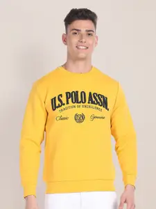 U.S. Polo Assn. Printed Round Neck Sweatshirt