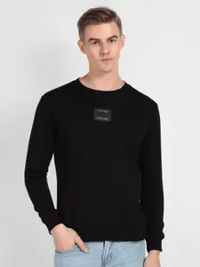 Arrow New York Round Neck Cotton Pullover Sweatshirt