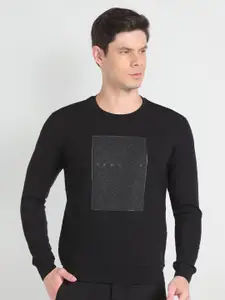 Arrow New York Printed Cotton Sweatshirt