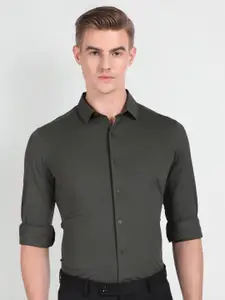 Arrow New York Skinny Fit Spread Collar Formal Shirt