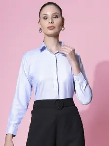 BAESD Slim Fit Spread Collar Formal Shirt