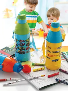 Cello Puro Junior Assorted Easy To Carry and Use Kids Water Bottle- 470ml
