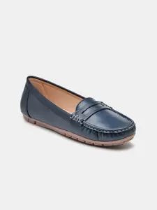 R&B Women Round Toe Penny Loafers