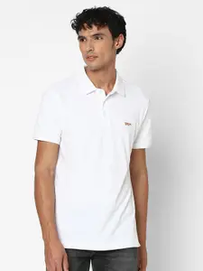 SPYKAR Regular Fit Polo Collar Short Sleeve Cotton T-shirt