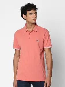 SPYKAR Polo Collar Cotton T-Shirt