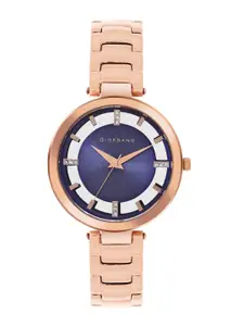 GIORDANO Women Embellished Dial & Bracelet Style Straps Analogue Watch GD4207-11
