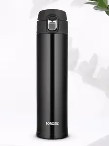 BOROSIL Nova Steel Double Wall Vacuum Insulated Flask Bottle 500ml