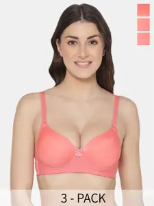 Tweens Pack Of 3 Full Coverage Bra With All Day Comfort