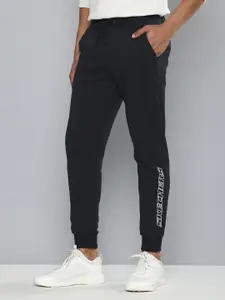 Skechers Men Brand Logo Printed Comfort Fit Joggers Track Pants