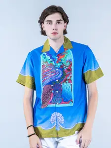 Tistabene Graphic Printed New Oversized Casual Shirt