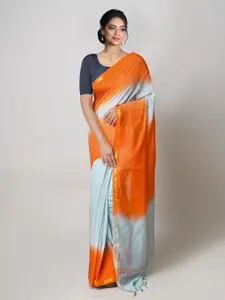 Unnati Silks Ombre Zari Silk Cotton Chanderi Saree