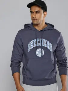 Skechers Typography Printed Hooded Sweatshirt
