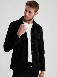 DeFacto Spread Collar Cotton Tailored Jacket