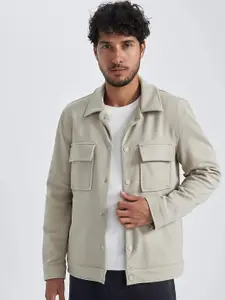 DeFacto Spread Collar Cotton Tailored Jacket