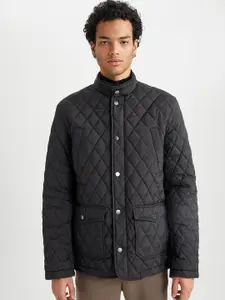 DeFacto Stand Collar Quilted Jacket