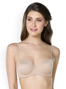 Amante Solid Padded Wired Multiway Strapless Bra - BRA10808