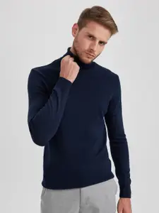DeFacto Turtle Neck Long Sleeves Acrylic Pullover