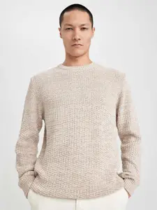 DeFacto Ribbed Round Neck Pullover
