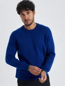 DeFacto Ribbed Round Neck Pullover