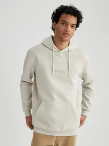 DeFacto Hooded Ribbed Pullover Sweatshirt