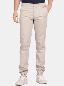 t-base Men Regular Fit Mid-Rise Joggers Trousers