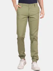 t-base Men Regular Fit Mid-Rise Joggers Trousers