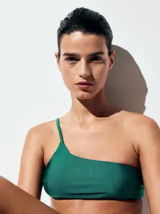 H&M One-Shoulder Padded Bikini Top