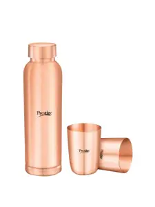 Prestige Copper Water Bottle With 2 Pieces Tumbler
