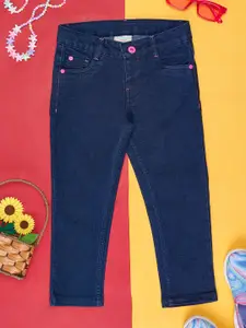 Pantaloons Junior Girls Mid-Rise Cotton Jeans