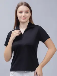 ENTELLUS Polo Collar Cotton Slim Fit T-shirt