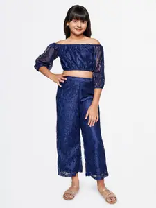 AND Girls Off Shoulder Top With Palazzos