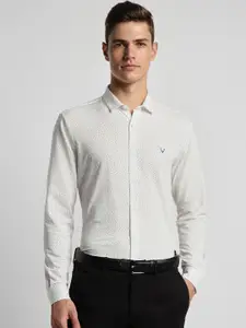Allen Solly Slim Fit Opaque Printed Formal Shirt